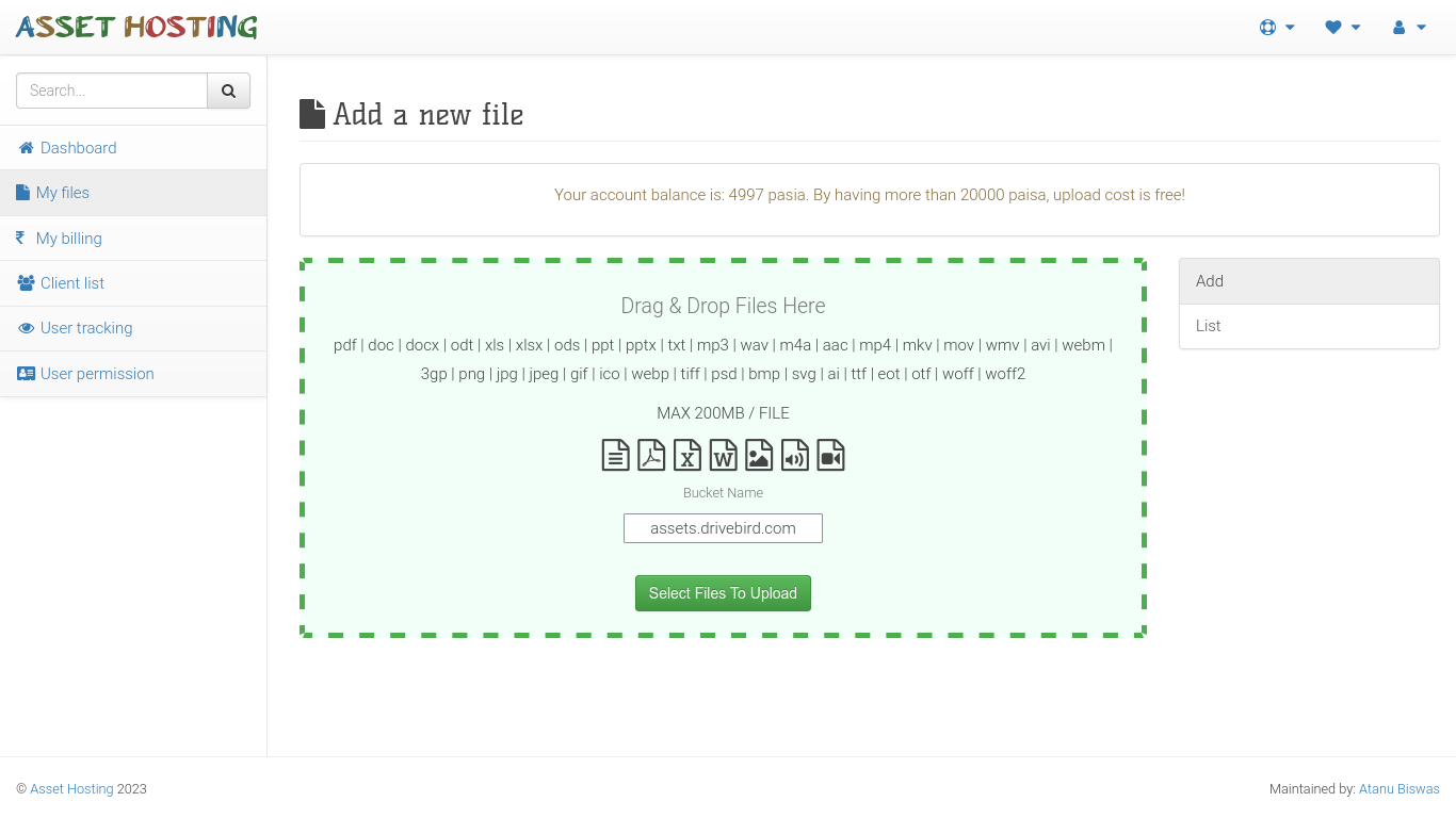 Asset Hosting